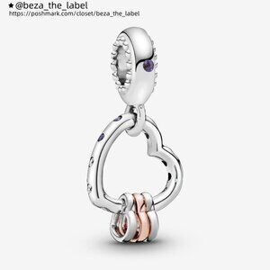 Pandora Heart Full of Hearts Dangle Charm|Two-tone